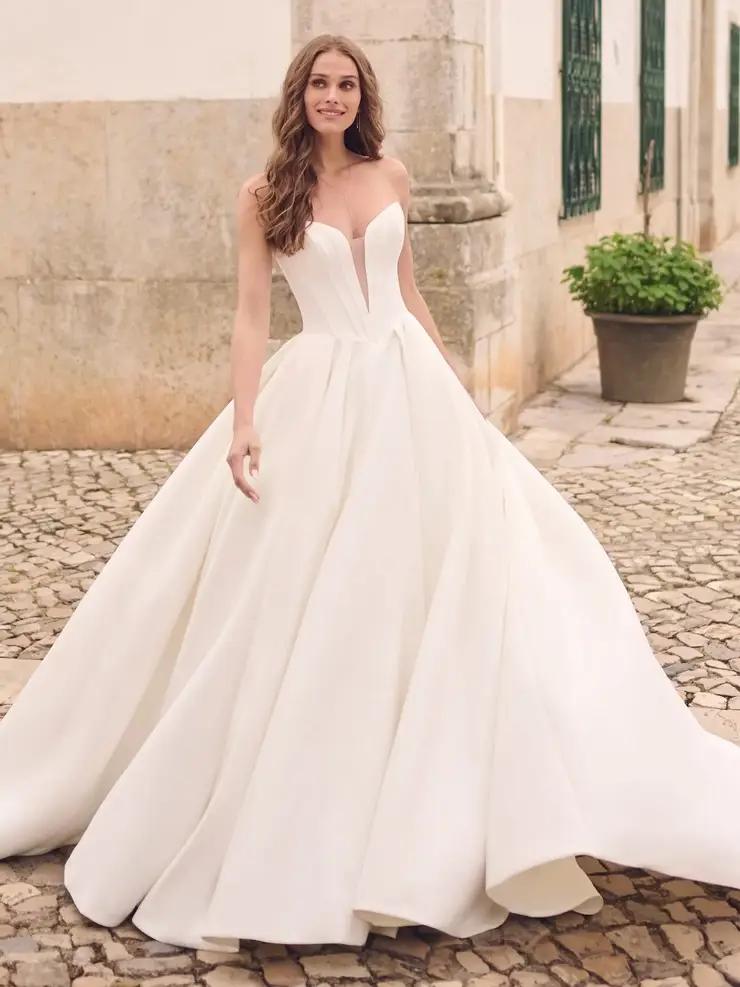 Flattering Necklines for Plus Size Wedding Dresses: A Guide for Brides in Kent Image